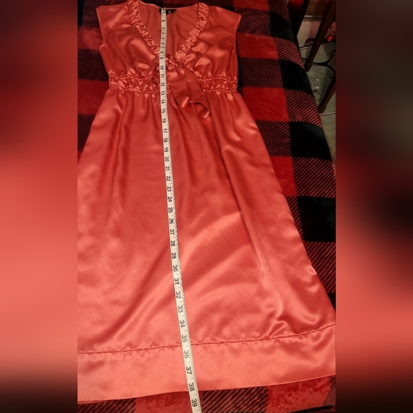 Max & Cleo Coral Midi Shift Dress - Picture 3 of 8